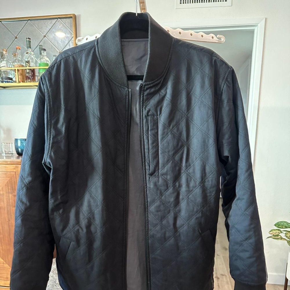 Bylt Hi-Lo Reversible Bomber Jacket - Large